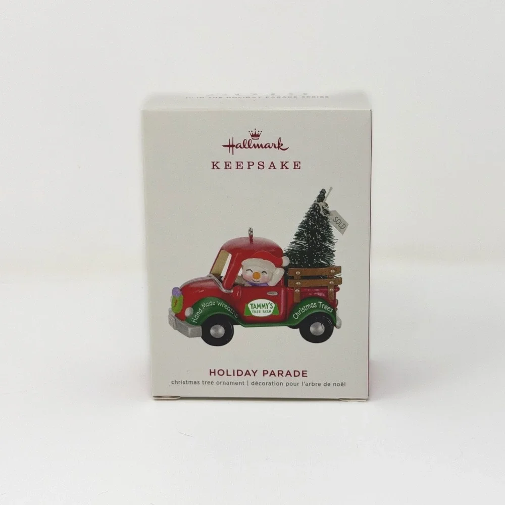 Hallmark Keepsake 2019 Holiday Parade 1st In Series Snowman Truck Ornament